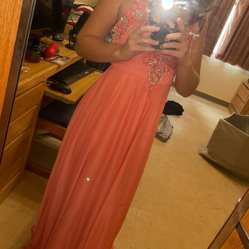Coral Prom Dres